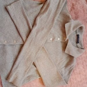 Brandy Melville gray button up